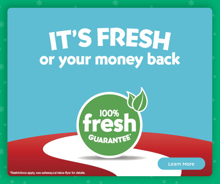 100% fresh guarantee