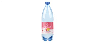 1L bottle of Strawberry Hibiscus Sparkling Water