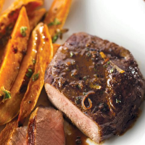 Read more about Seared Steak with Horseradish Sauce & Sweet Potato Fries