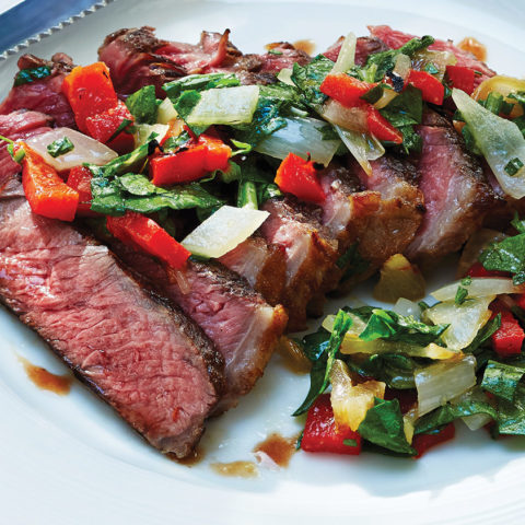 Read more about Classic Marinated Steak with Arugula & Roasted Pepper Relish