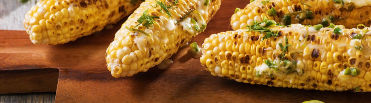 Grilled Corn with Jalapeno Cumin Butter