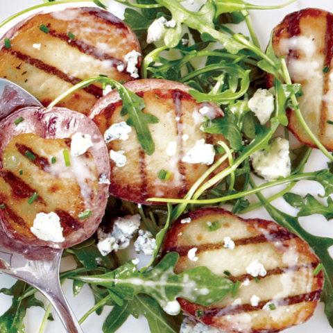 Read more about Grilled Potato With Blue Cheese & Arugula