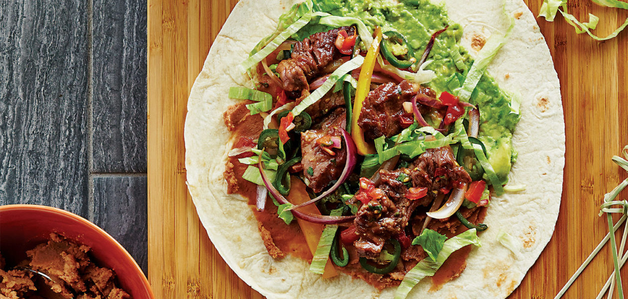 Grilled Mexican-Style Steak Wrap