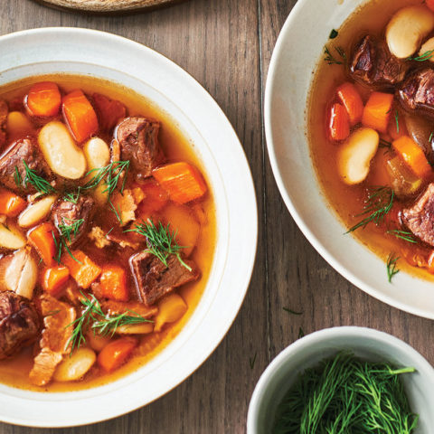 Read more about Pressure-Cooker Beef, Lima Bean & Carrot Soup with Dill