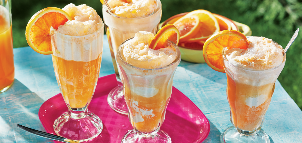 Creamsicle Float Cocktails