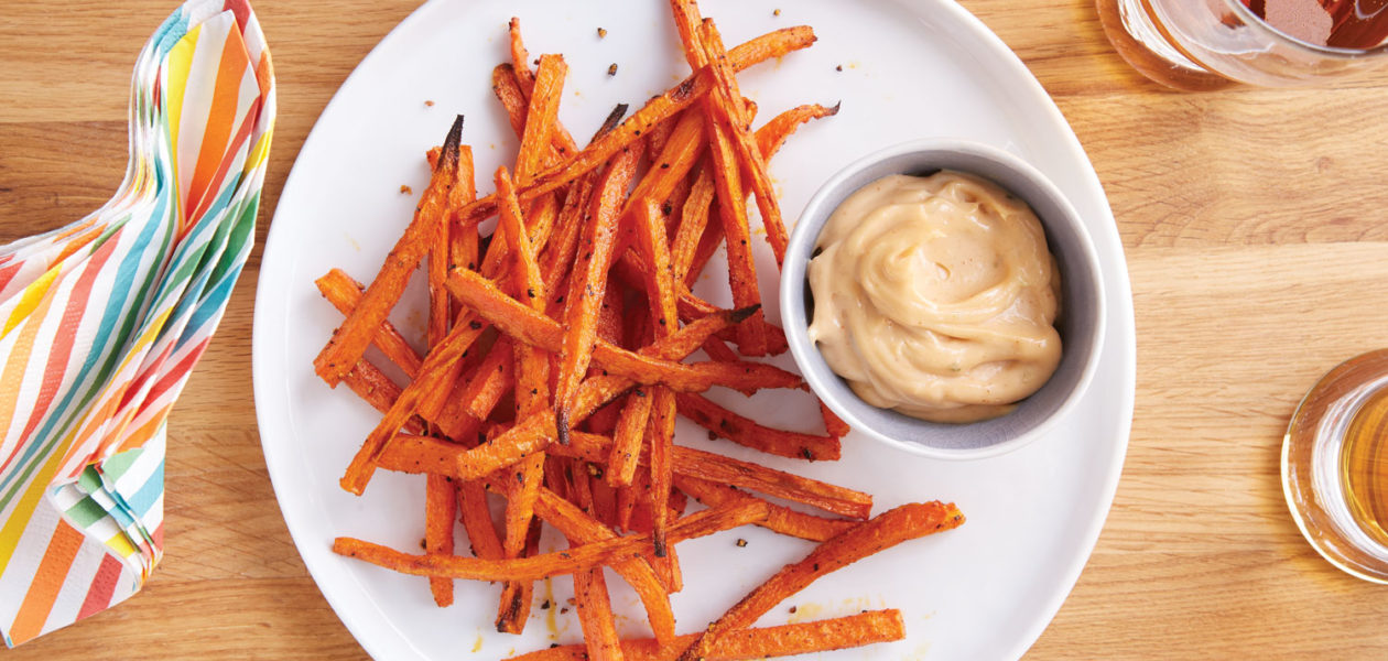 Roasted Spicy Carrot Fries