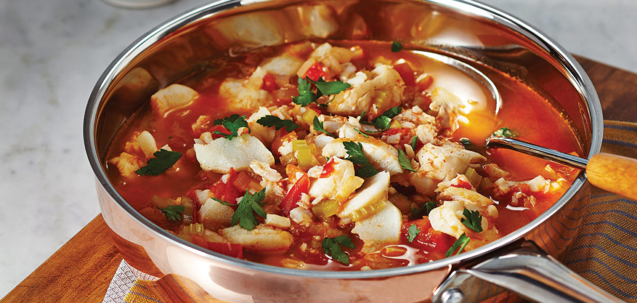 Simple Fish & Tomato Stew