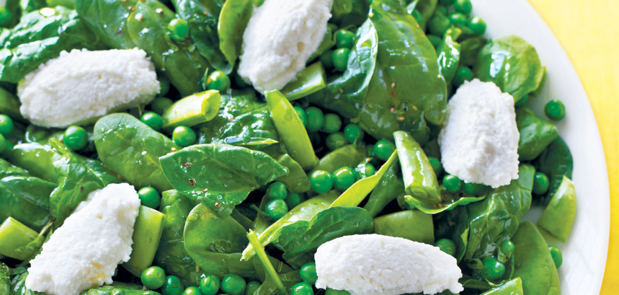 Spinach, Pea & Ricotta Salad