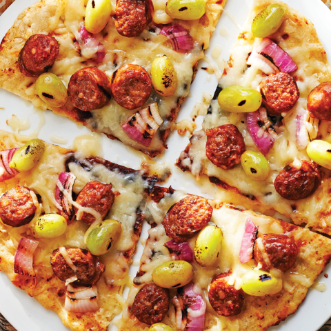 Read more about Grilled Sausage & Grape White Pizza