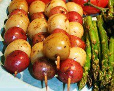 Read more about Grilled White and Red Potato Skewers with Balsamic and Dill