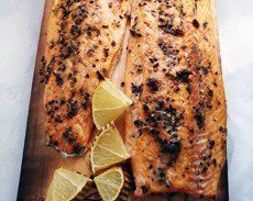 Maple Plank Grilled Trout