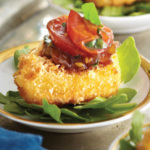 Read more about Panko-Crusted Cheese with Tomato-Basil Confit