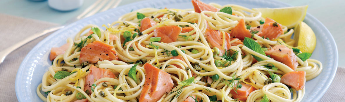 pasta with salmon lemon and dill