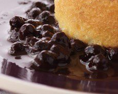 Chocolate Blueberry Compote
