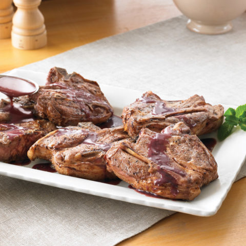 Read more about Lamb Chops with Blackberry Mint Glaze