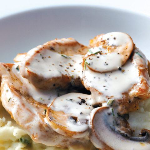Read more about Saucy Rosemary Pork with Chive Mashed Potatoes