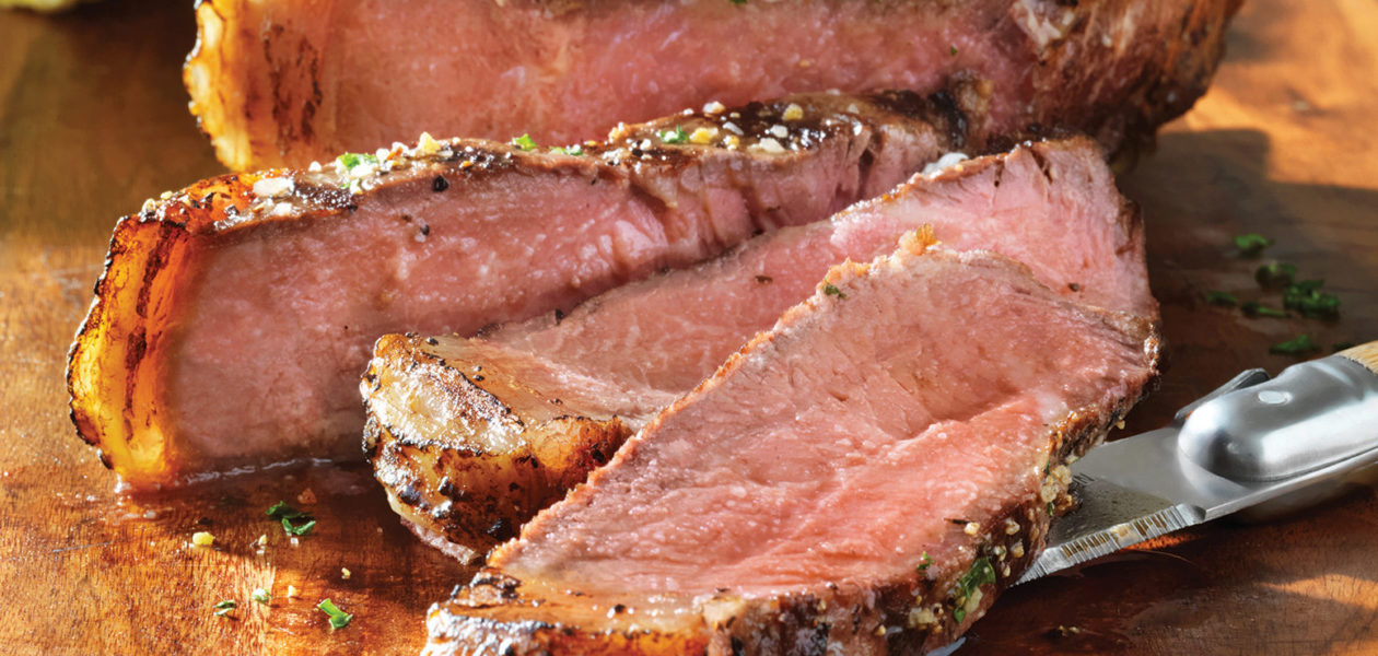 Spiced Strip Loin Steak