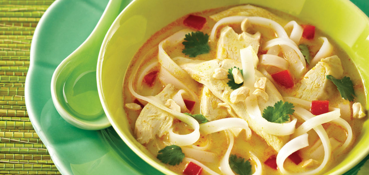 Yellow Curry Chicken Soup
