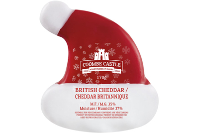 Coombe Castle British cheddar Santa Hat