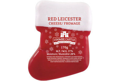 Coombe Castle Red Leicester Santa stocking