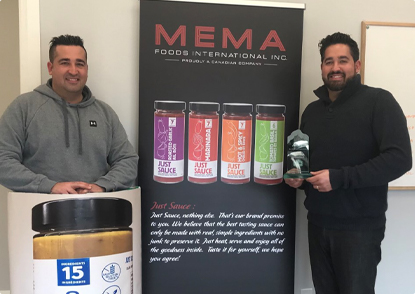 Mema Foods International Award Ontario