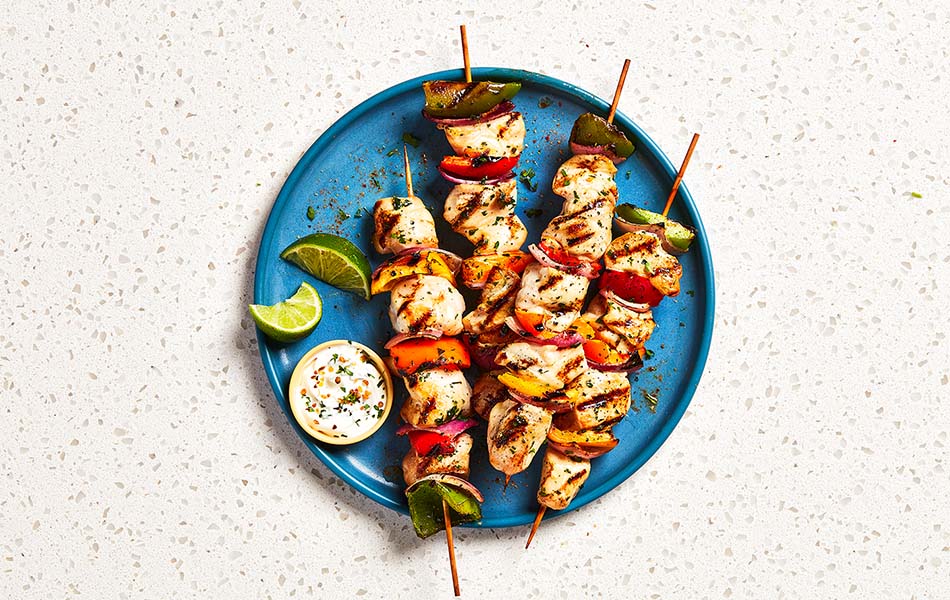 Chicken Kabobs with Vegetables