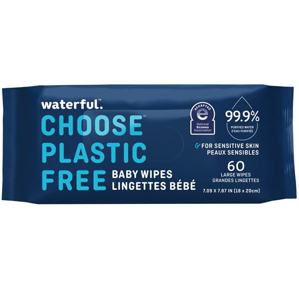  Waterful biodegradable baby wipes