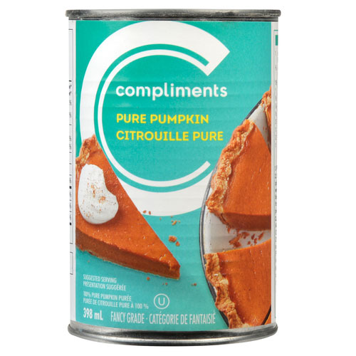can of pumpkin puree