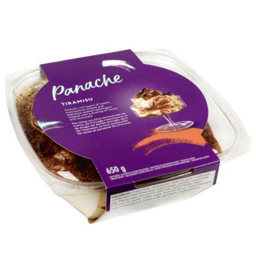 Purple package of Panache Tiramisu