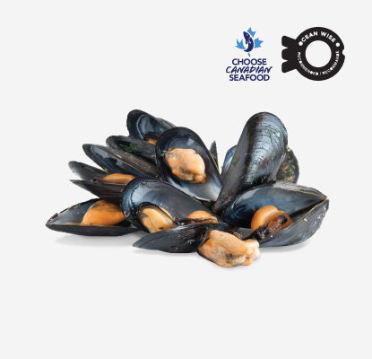 farmed fresh mussels