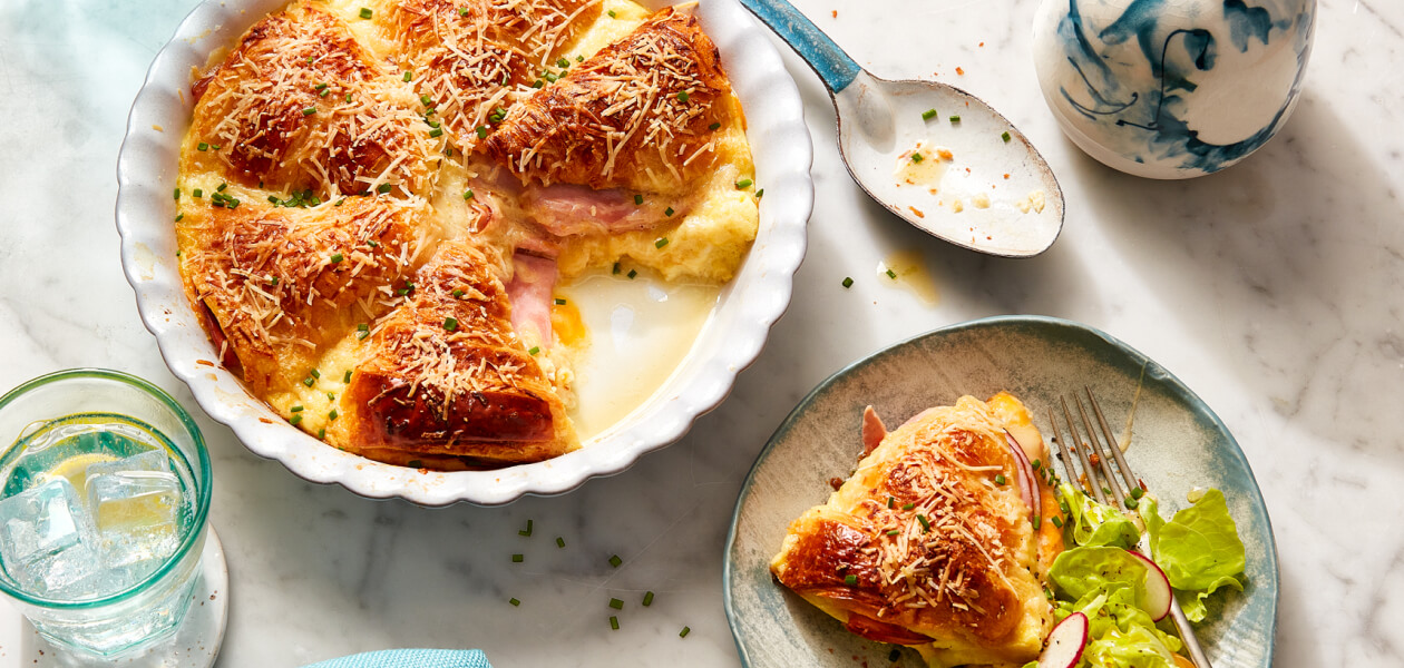 Bake Shop Ham And Cheese Croissant Strata