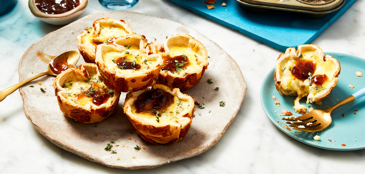 Mini French Onion Quiches