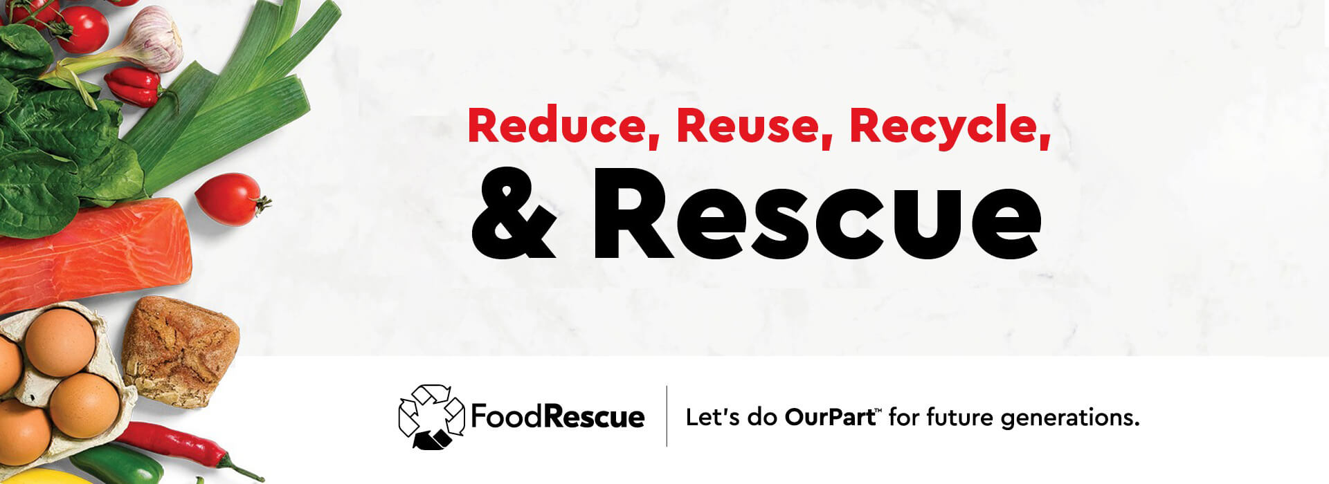 reduce reuse recycle and rescue