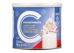 Tin of Compliments Candy Cane White Hot Chocolate Mix