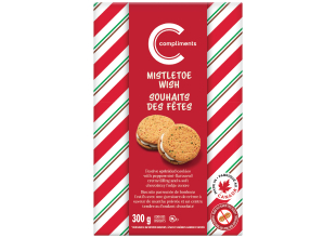 Compliments Mistletoe Wish Cookie box