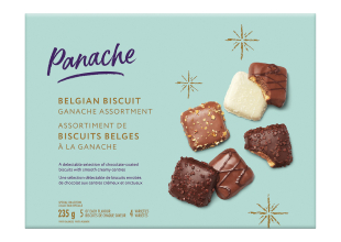Package of Panache Belgian Biscuit Ganache Assortment