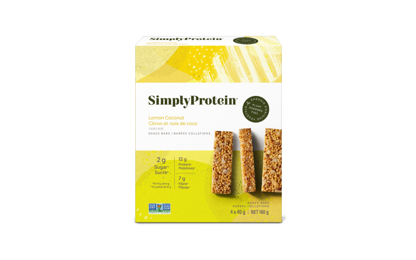 SimplyProtein Lemon Coconut Snack Bars